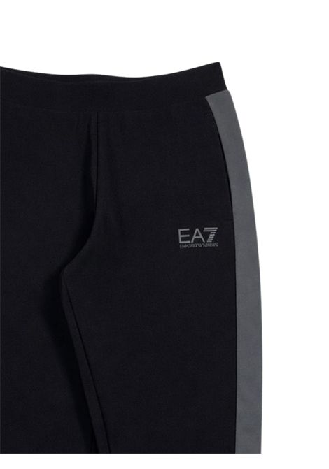 Pantalone bambino nero in cotone EMPORIO ARMANI | 7B000311NERO